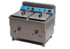 Double Gas Deep Fryer